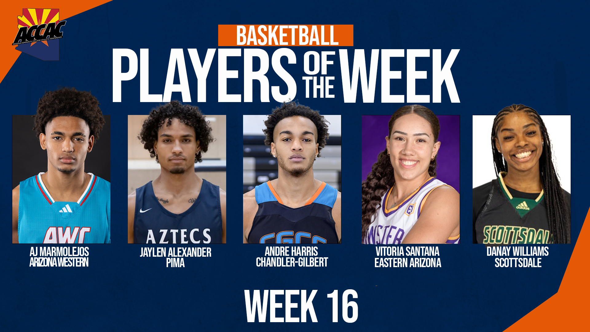 ACCAC Basketball Players of the Week - Week 16