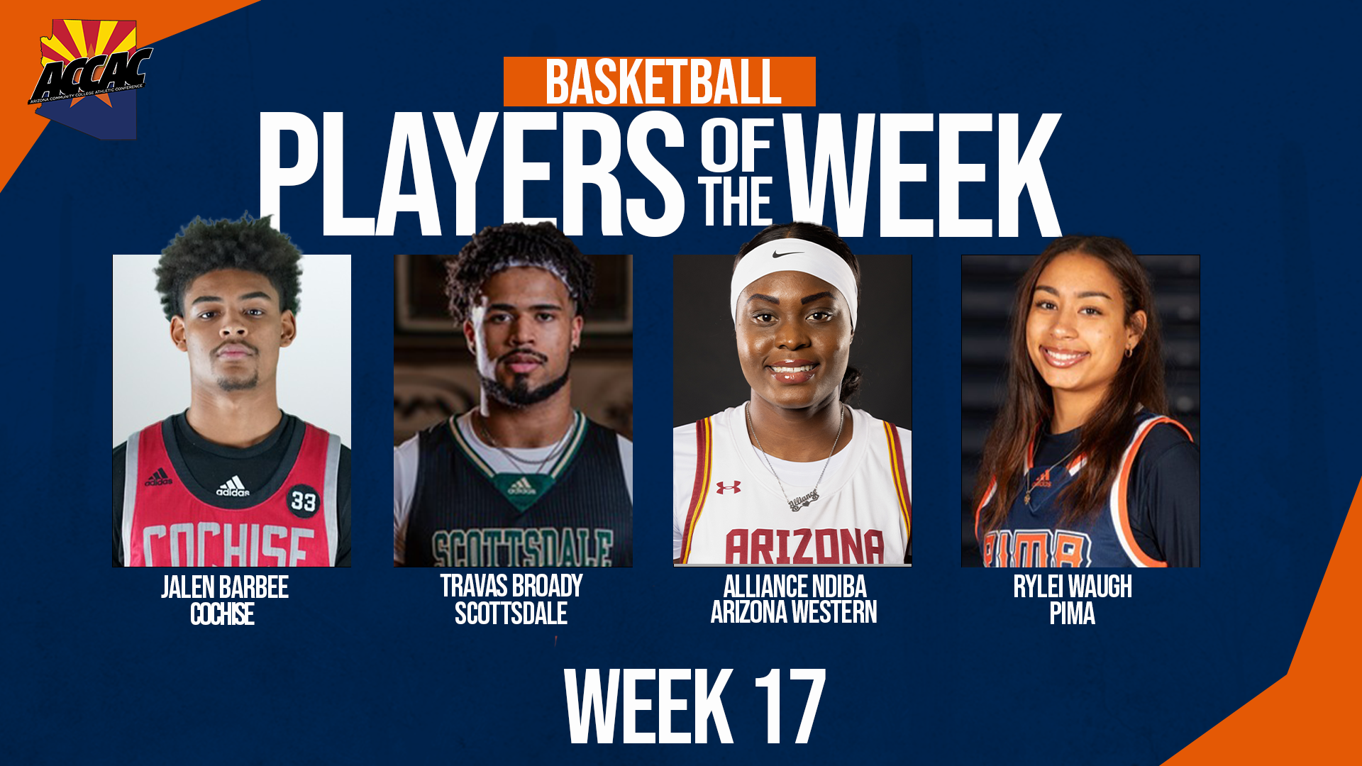 ACCAC Basketball Players of the Week - Week 17